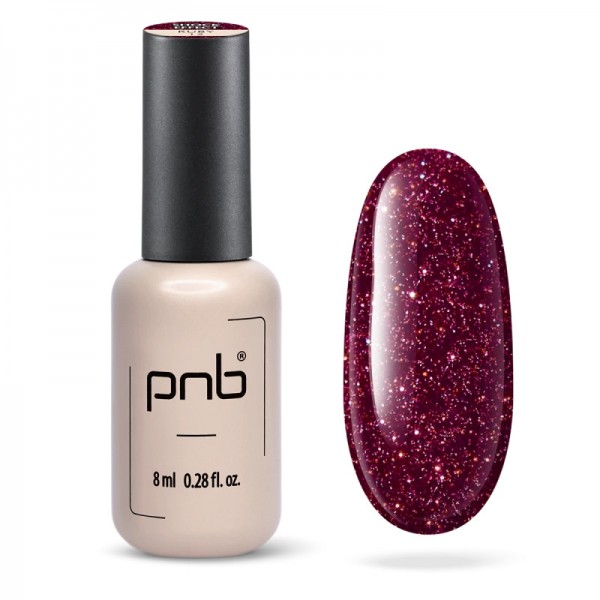 Гел лак PNB 8 мл, Шок ефект 12 Рубин